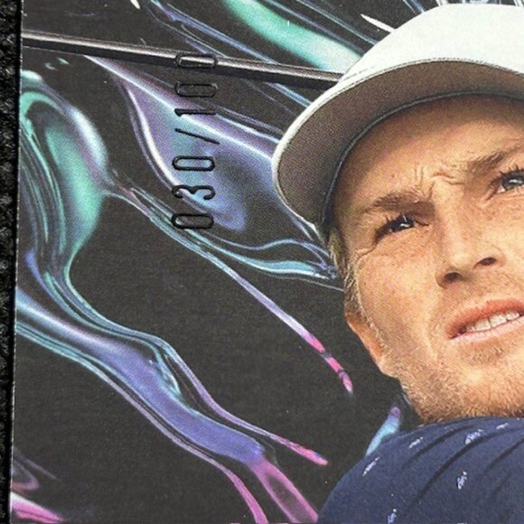 2022 Skybox Metal Universe Champions Shredders PMG Red /100 Will Zalatoris #123 - Picture 3 of 3